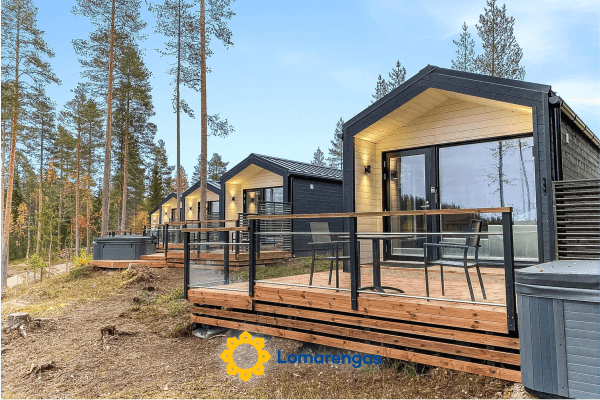 Lake resort, ulkoporeallasmökki